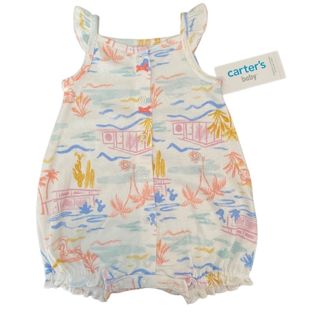 Carter’s Beach Vibes Tank Bodysuit - Picture 1 of 2